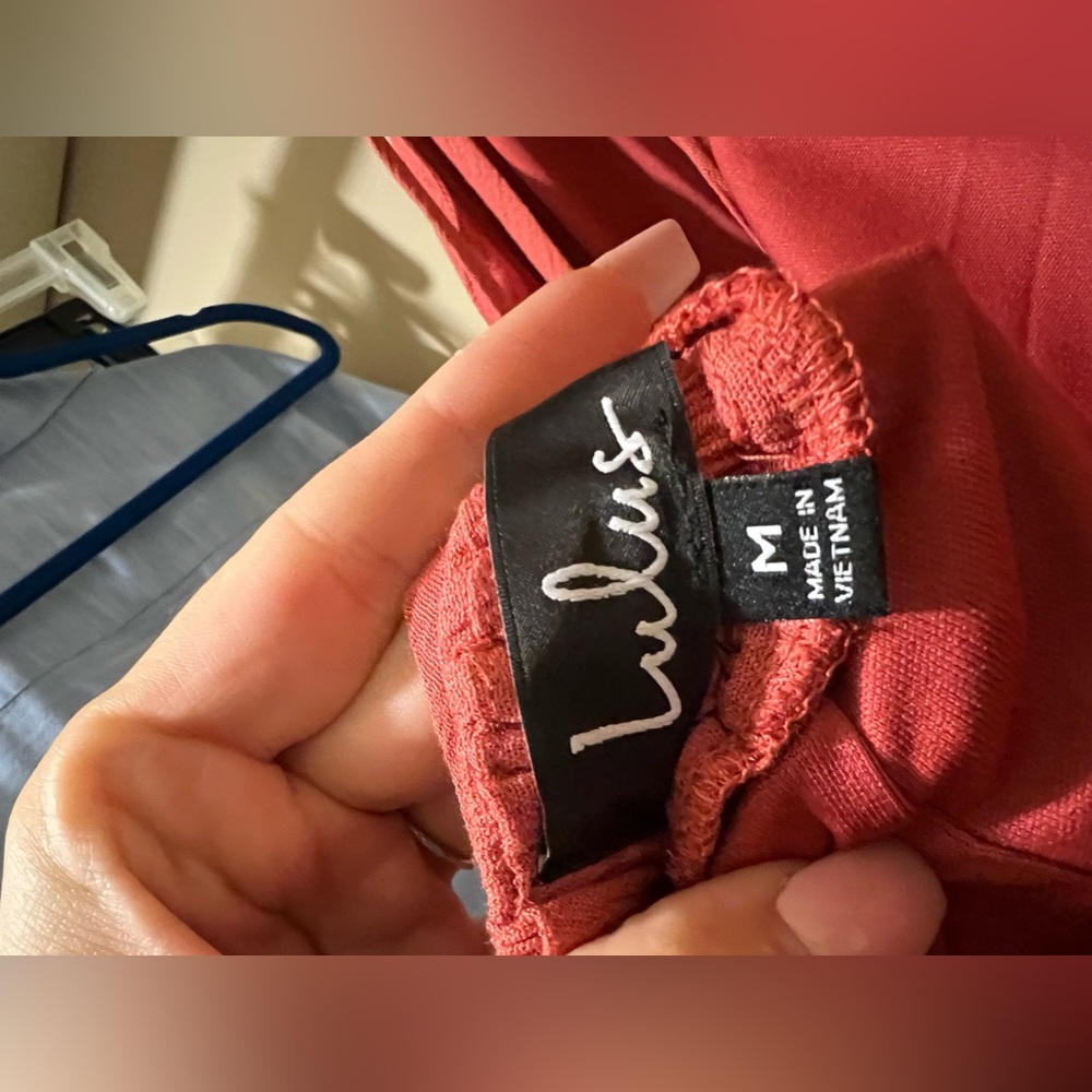 Lulu’s Rust Maxi Dress - Picture 7 of 7